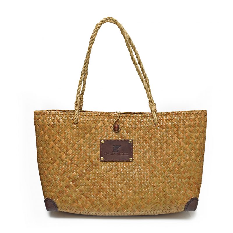 rattan woven purse