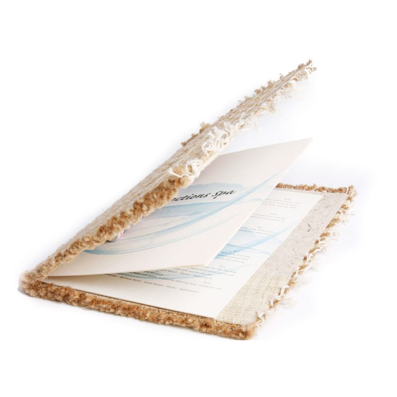Jute & Bamboo Menu Cover PHS